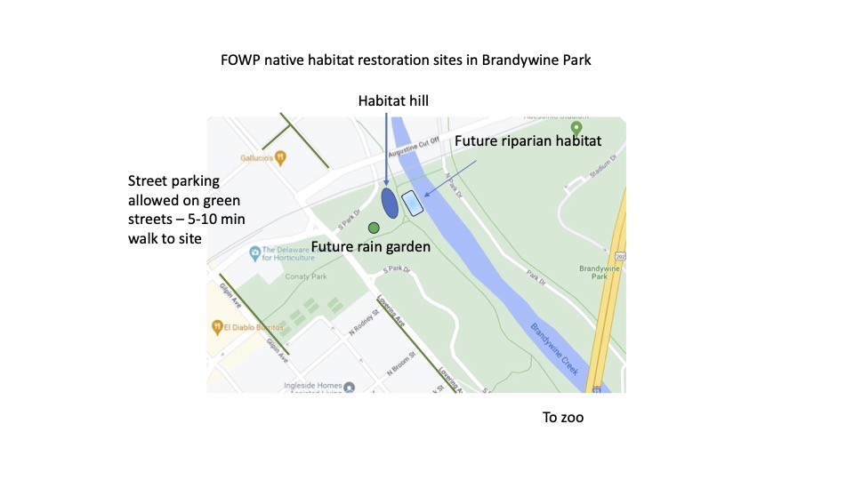 Brandywine Native Habitat Map
